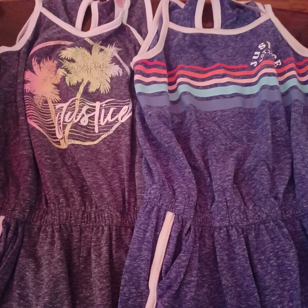 Justice brand Rompers